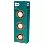 DONEGAL recessed copper 3xNW 230V Wbudowany reflektor punktowy