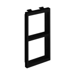 SIMON CONNECT TSC-S66-14 Adapter CIMA na 2 moduły K45 (45x45mm) poziomo; szary grafit