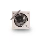 SIMON CONNECT TSC-KSE25USEC-2372 Wkład z pokrywą, z gn.+ RJ45 kat5e z blokadą; stal nierdz.