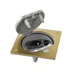 SIMON CONNECT TSC-KSE26U-23-71 Wkład z pokrywą, z gn.+ RJ45 kat.6 UTP; mosiądz