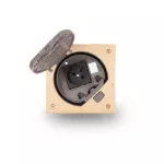 SIMON CONNECT TSC-KSE20U-23-71 Wkład z pokrywą, z gn.+ puste miejsce na wkład RJ45; mosiądz