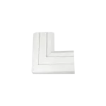 SIMON CONNECT Kąt prosty, płaski, do góry, PVC Cablomax 170x55mm; czysta biel