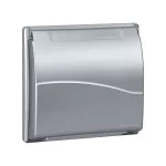 SIMON CONNECT TSC-SBMT202-8 Ramka 2-modułowa do puszki SBM250 z pokrywą, 4x K45; aluminium