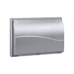 SIMON CONNECT TSC-SBMT302-8 Ramka 3-modułowa do puszki SBM350 z pokrywą, 6x K45; aluminium