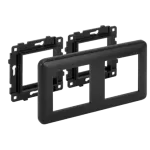 SIMON CONNECT TSC-KR445-14 Suport podtynkowy z ramką 2x K45; szary grafit