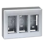 SIMON CONNECT TSC-51000003-033 Obudowa natynkowa S500 3-modułowa, 6x K45; kompletna; aluminium