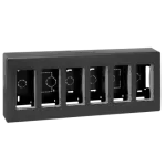 SIMON CONNECT TSC-51000006-038 Obudowa natynkowa S500 6-modułowa, 12x K45; kompletna; szary grafit