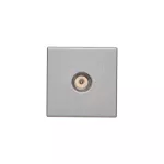 SIMON CONNECT TSC-K120A-8 Płytka K45 gn. TV męskie 45x45mm + wkład; aluminium