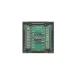 SIMON CONNECT TSC-K100B-14 Płytka K45 złącza VGA (D-Sub 15) 45x45mm + wkład; zaciski śrubowe; czarny