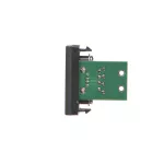 SIMON CONNECT TSC-K128B-14 Płytka K45/2 złącza USB typ A żeńskie 22,5x45mm + gniazdo; zaciski śrubowe; czarny