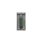 SIMON CONNECT TSC-K128B-8 Płytka K45/2 złącza USB typ A żeńskie 22,5x45mm + gniazdo; zaciski śrubowe; aluminium