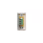 SIMON CONNECT TSC-K101B-9 Płytka K45/2 złącz 2x RCA (CINCH) 22,5x45mm + wkłady; zaciski śrubowe; czysta biel