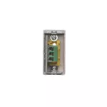 SIMON CONNECT TSC-K101B-8 Płytka K45/2 złącz 2x RCA (CINCH) 22,5x45mm + wkłady; zaciski śrubowe; aluminium