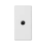 SIMON CONNECT TSC-K123B-9 Płytka K45/2 gniazda mini-jack 22,5x45mm + wkład; zaciski śrubowe; czysta biel