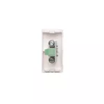SIMON CONNECT TSC-K123B-9 Płytka K45/2 gniazda mini-jack 22,5x45mm + wkład; zaciski śrubowe; czysta biel