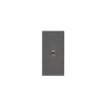 SIMON CONNECT TSC-K123B-14 Płytka K45/2 gniazda mini-jack 22,5x45mm + wkład; zaciski śrubowe; czarny