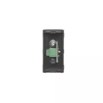 SIMON CONNECT TSC-K123B-14 Płytka K45/2 gniazda mini-jack 22,5x45mm + wkład; zaciski śrubowe; czarny