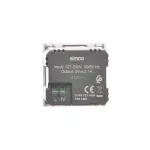 SIMON CONNECT TSC-K126E-9 USB ładowarka K45 (45x45) gniazdo typ A 5V/2,1A; czysta biel