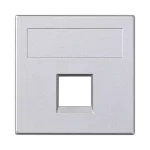 SIMON CONNECT Płytka S500, 1x RJ bez osłon; NEXANS; aluminium