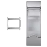 SIMON CONNECT Płytka 45x135mm (3x K45) z pokr. do aparatury modułowej 2-pol.; kanały, Ofiblok, ALK; aluminium