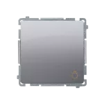 SIMON BASIC WMUL-080x2x-J011 Przycisk światło (moduł) 16AX, 250V~, zaciski śrubowe; stal inox