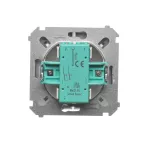 SIMON BASIC WMUL-040xxx-J011 Przycisk roletowy (moduł) 10AX, 250V~, zaciski śrubowe; stal inox