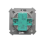 SIMON BASIC WMUL-040xxx-4011 Przycisk roletowy (moduł) 10AX, 250V~, zaciski śrubowe; srebrny mat