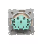 SIMON BASIC WMUW-00100x-9021 Gniazdo wtyczkowe bez uziemienia (moduł) 16A, 250V~, zaciski śrubowe; beż