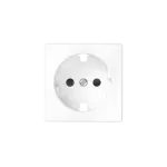 SIMON 82 W8-2041-30xxx-xxxx Pokrywa gniazda pojedynczego Schuko z przesłonami; biały