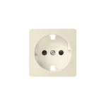 SIMON 82 W8-2041-31xxx-xxxx Pokrywa gniazda pojedynczego Schuko z przesłonami; kremowy