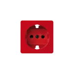 SIMON 82 W8-2041-37xxx-xxxx Pokrywa gniazda z uziemieniem typu schuko czerwone