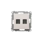 SIMON 54 WMDH-0XXXX2-011 Gniazdo HDMI podwójne (moduł); biały