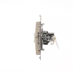SIMON 54 WMDK-0610xx-041 Gniazdo komputerowe pojedyncze RJ45 kategoria 6 z przesłoną przeciwkurzową (moduł); kremowy