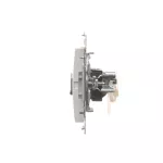 SIMON 54 WMDK-0620xx-011 Gniazdo komputerowe podwójne RJ45 kategoria 6, z przesłoną przeciwkurzową (moduł); biały