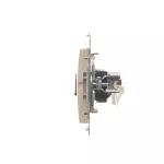 SIMON 54 WMDK-0620xx-041 Gniazdo komputerowe podwójne RJ45 kategoria 6, z przesłoną przeciwkurzową (moduł); kremowy