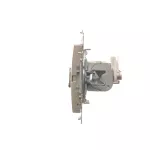 SIMON 54 WMDK-0640xx-044 Gniazdo komputerowe podwójne RJ45 kategoria 6 ekranowane z przesłoną przeciwkurzową (moduł); złoty mat