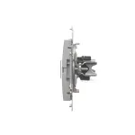 SIMON 54 WMDK-0600xx-043 Gniazdo komputerowe RJ45 kategoria 5e + telefoniczne RJ12 (moduł); srebrny mat