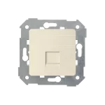 SIMON 82 W8-2005-31XXX-XXXX Pokrywa 1x gniazdo RJ45, płaska z żaluzją (moduł); kremowy