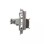 SIMON BASIC WMUG-02000x-J011 Gniazdo głośnikowe 2-krotne z polem opisowym (moduł). Przekrój przew.dla wejścia i wyjścia 2,5 mm2. Mocowanie na łapki i wkręty; stal inox