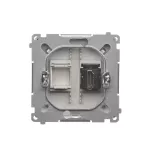 SIMON BASIC WMUH-0xxxx1-4011 Gniazdo HDMI pojedyncze (moduł); srebrny mat