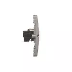 SIMON BASIC WMUT-0010x2-J011 Gniazdo telefoniczne RJ12 (moduł). Montaż gniazda na wkręty do puszki; stal inox