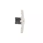 SIMON BASIC WMUM-0500F2-1011 Gniazdo komputerowe RJ45 kat.5e + telefoniczne RJ11 (moduł). Montaż gniazda na wkręty do puszki; biały