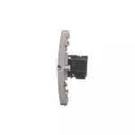 SIMON BASIC WMUM-0500F2-J011 Gniazdo komputerowe RJ45 kat.5e + telefoniczne RJ11 (moduł). Montaż gniazda na wkręty do puszki; stal inox