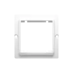 SIMON BASIC WMUZ-74x2xx-1012 Adapter (przejściówka) na osprzęt standardu 45 × 45 mm. Montaż do puszki na wkręty; biały