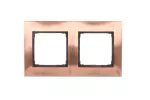 SIMON 54 PREMIUM WMDZ-0120xM-036 Ramka 2-krotna PREMIUM IP20 / IP44; miedź rustykalna