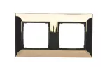 SIMON 54 PREMIUM WMDZ-0120xM-066 Ramka 2-krotna PREMIUM IP20 / IP44; złoto
