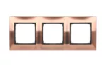 SIMON 54 PREMIUM WMDZ-0130xM-036 Ramka 3-krotna PREMIUM IP20 / IP44; miedź rustykalna