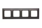 SIMON 54 PREMIUM WMDZ-0140xx-046 Ramka 4-krotna PREMIUM IP20 / IP44; brąz mat