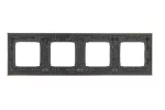 SIMON 54 PREMIUM WMDZ-0140xM-061 Ramka 4-krotna PREMIUM IP20 / IP44; inox