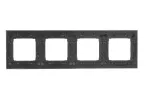 SIMON 54 PREMIUM WMDZ-0140xM-063 Ramka 4-krotna PREMIUM IP20 / IP44; chrom